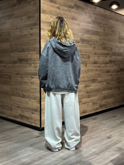 thedad acid wash zipper hoodie(woman)