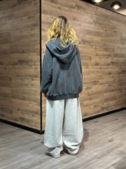 RW acid wash zipper hoodie - Şəkil 2