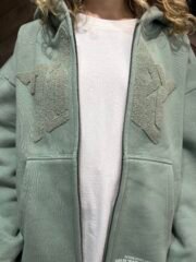 MP star zipper hoodie - Şəkil 3