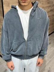 RW acid wash zipper hoodie - Image 5