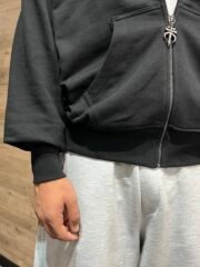 MHL leather print premium zipper hoodie - Image 4