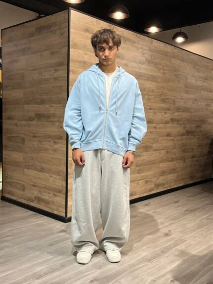 mavi basic zipper hoodie (man)