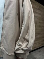 bej basic zipper hoodie (woman) - Image 5