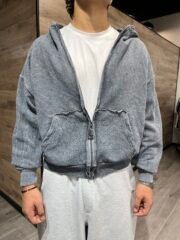 thedad acid wash zipper hoodie — изображение 4