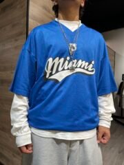 Miami print göy reng forma - Image 4