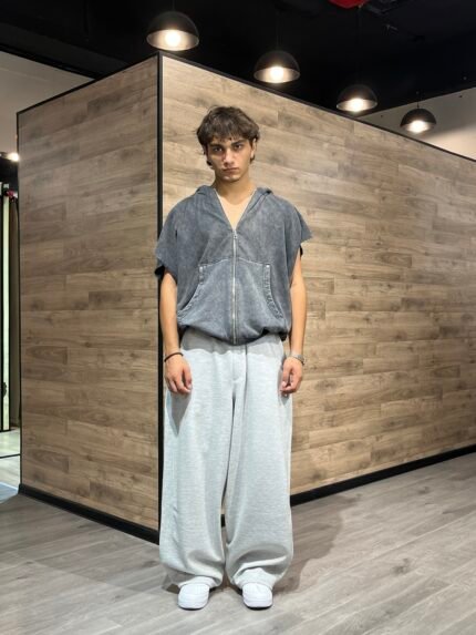 denim rpblc qısaqol zipper (unisex)