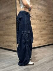 vintage kemerli kargo jeans (unisex) - Image 5